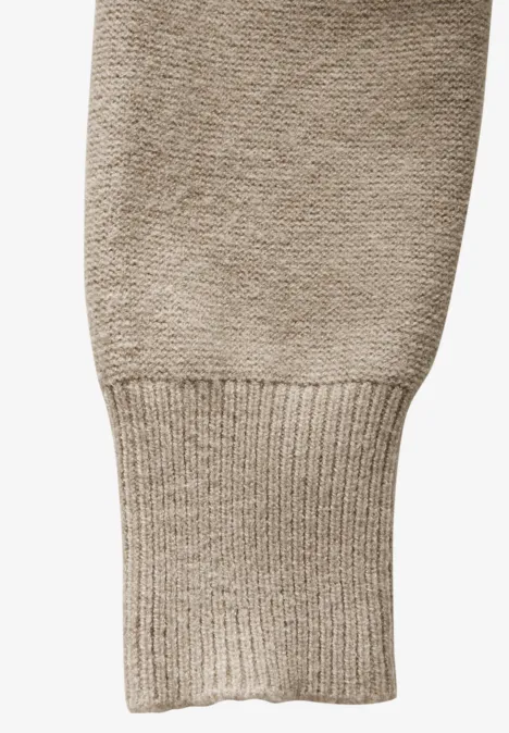 Cardigan ouvert structuré honey sand mel.