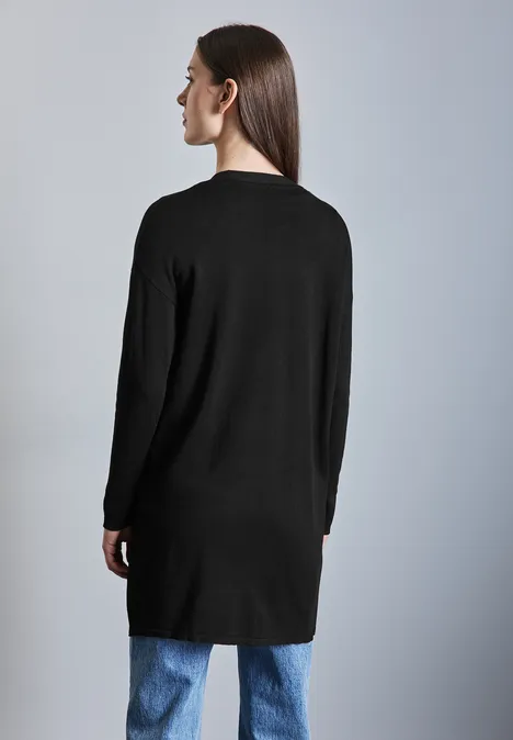 Langer Cardigan Black