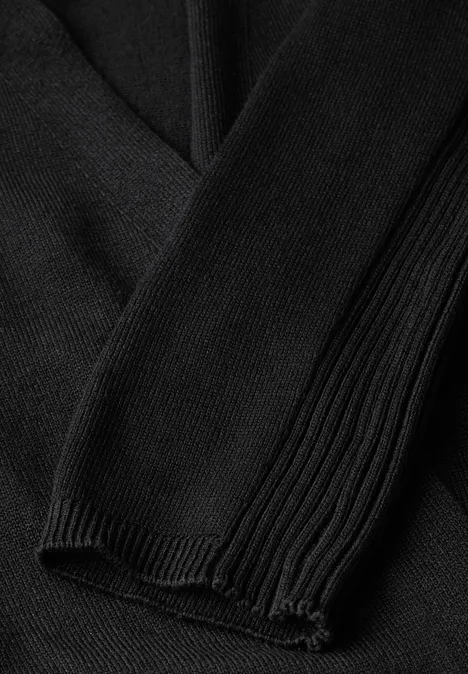 Langer Cardigan Black