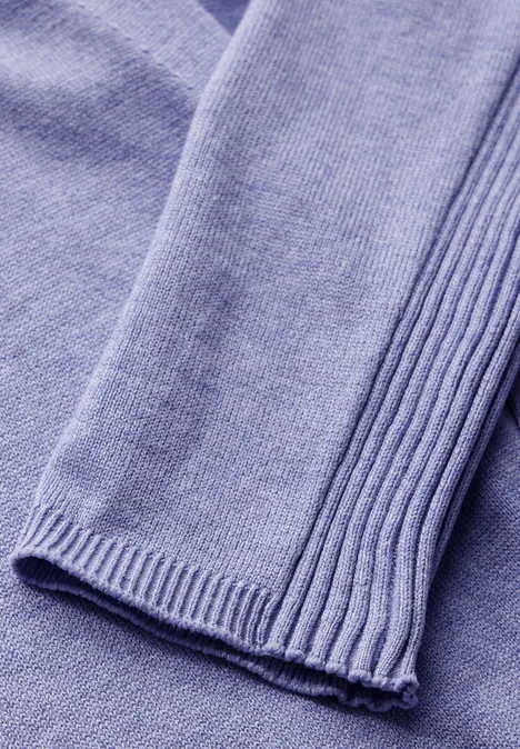 Langer Cardigan lilac dusk mel.