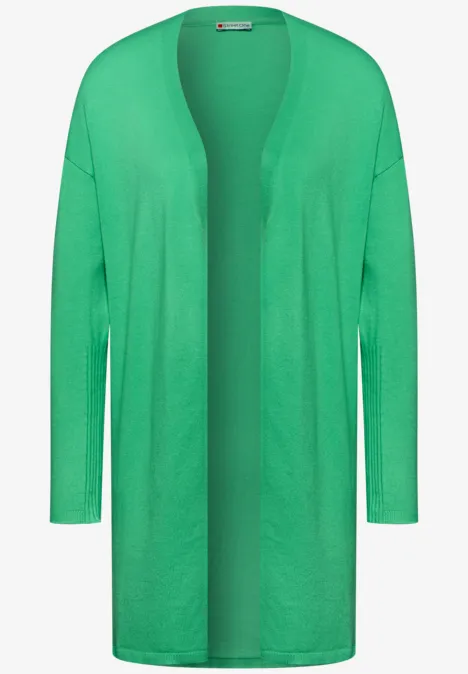 Langer Cardigan tendril green