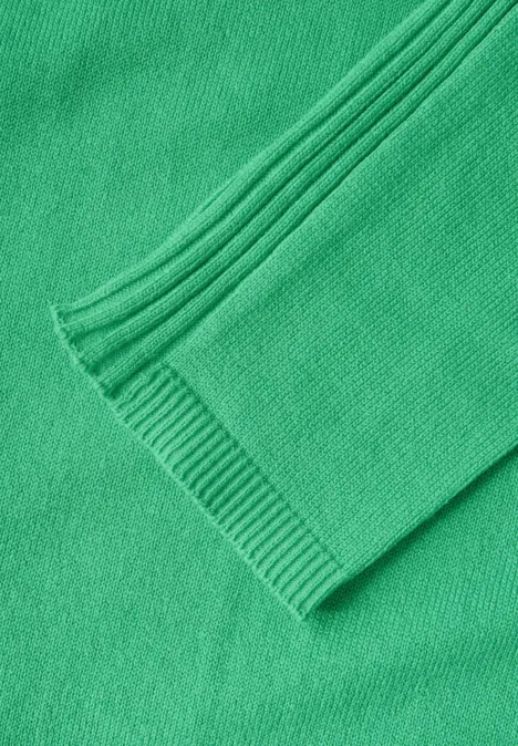 Langer Cardigan tendril green