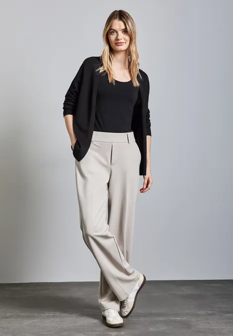 Offener Cardigan Black