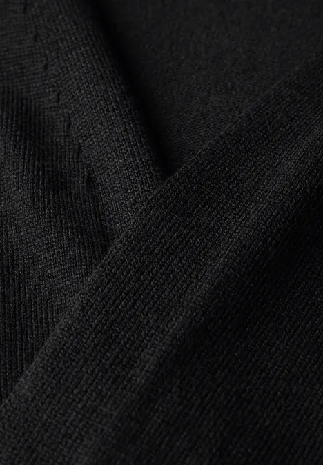 Offener Cardigan Black