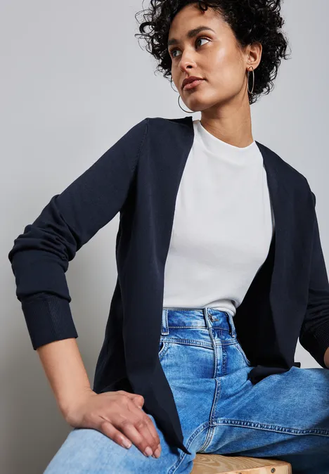 Cardigan ouvert deep blue Cardigan ouvert deep blue