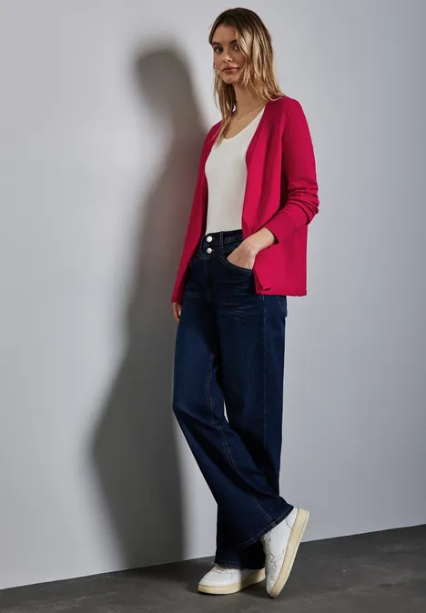 Offener Cardigan power berry