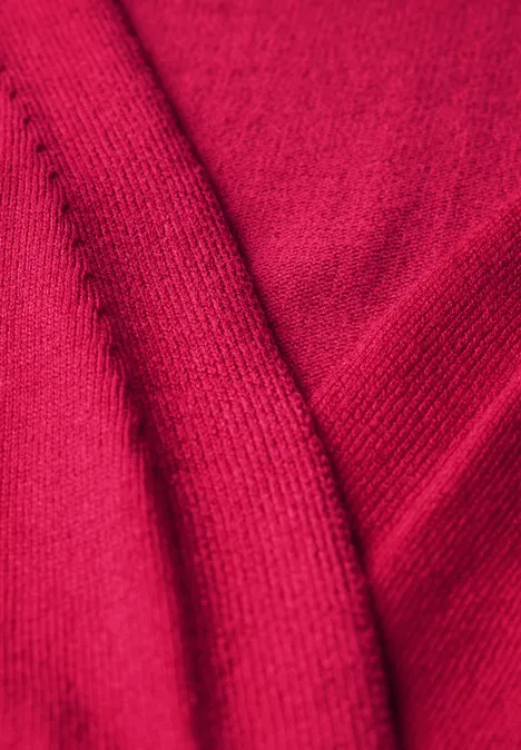 Offener Cardigan power berry