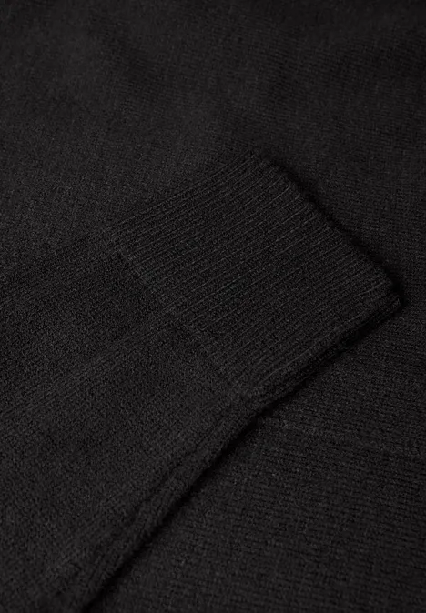 Offener Cosy Cardigan Black