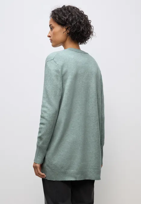 Offener Cardigan nile blue mel.