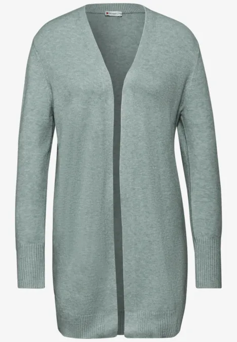 Offener Cardigan nile blue mel.