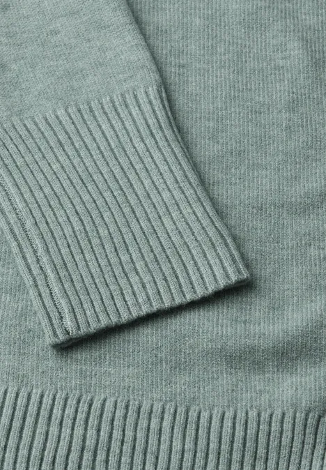 Offener Cardigan nile blue mel.