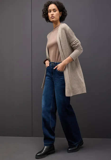 Offener Cardigan mocha dream mel.
