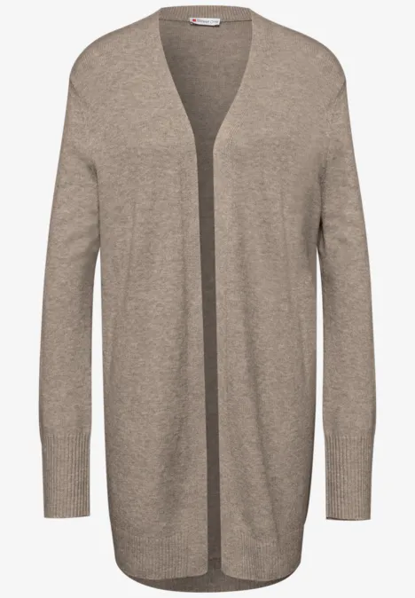 Offener Cardigan mocha dream mel.