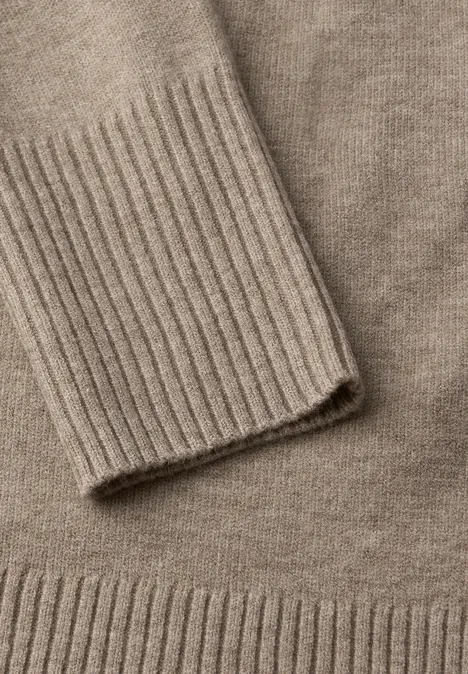 Offener Cardigan mocha dream mel.