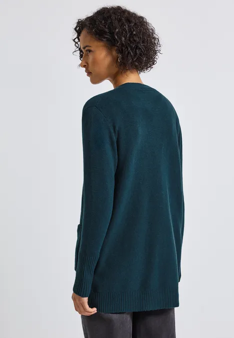 Offener Cardigan tide blue mel.