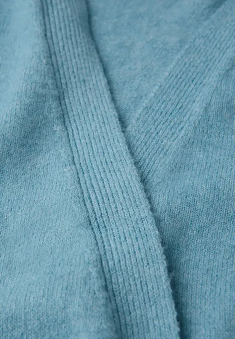Offener Cardigan glacier blue mel.