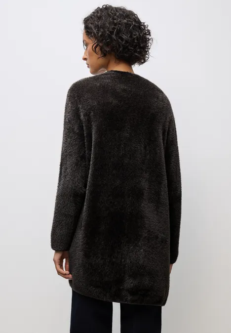 Lang vest van verengaren darkest brown