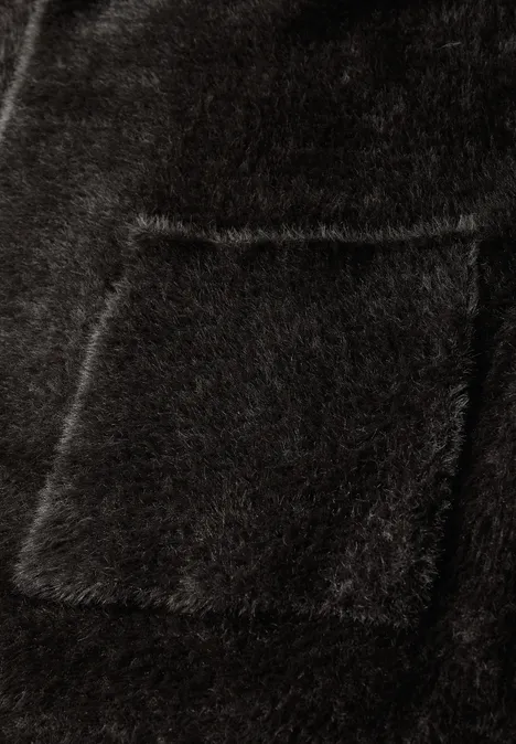 Lang vest van verengaren darkest brown