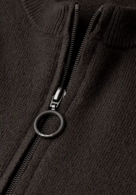 Kuschliger Cardigan darkest brown