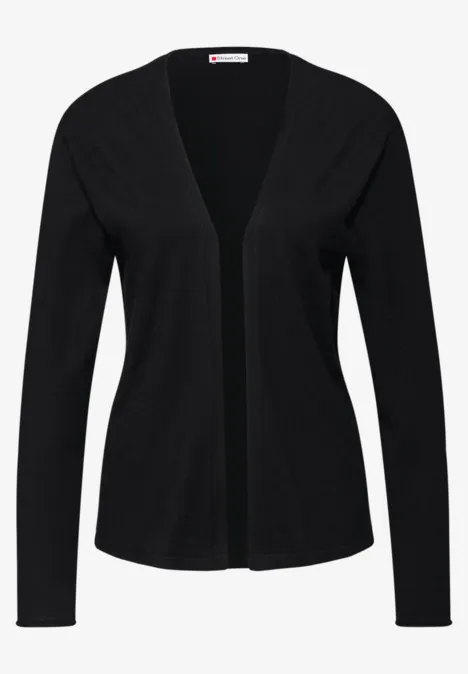 Open vest Black