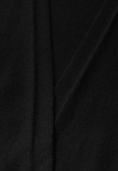 Open vest Black