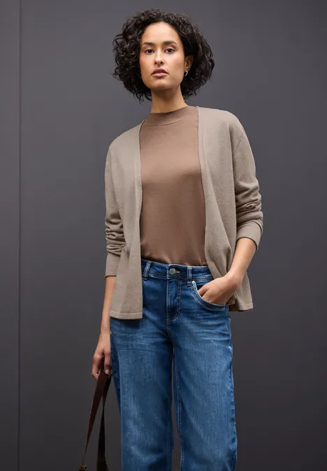 Open vest mocha dream mel.