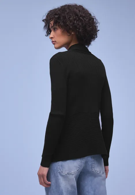 Cardigan Cutline Black