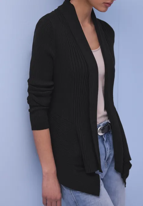 Cardigan Cutline Black