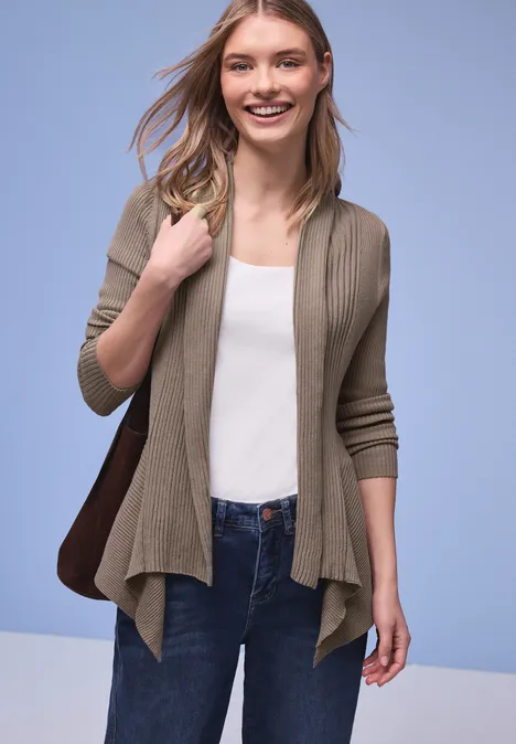 Cardigan Cutline light terra mocha Cardigan Cutline light terra mocha