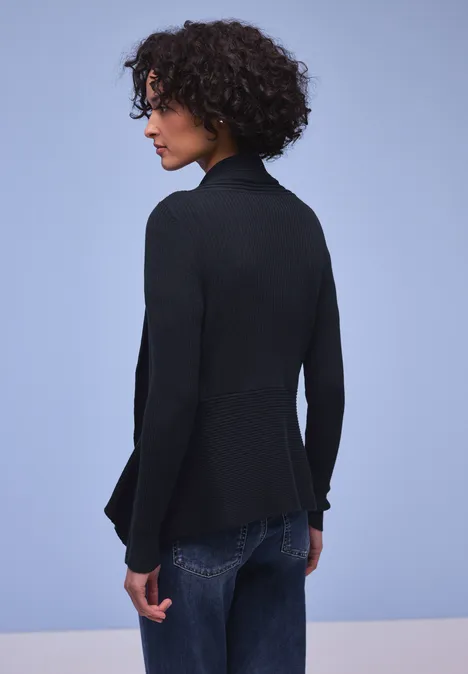 Cardigan Cutline shadowed navy