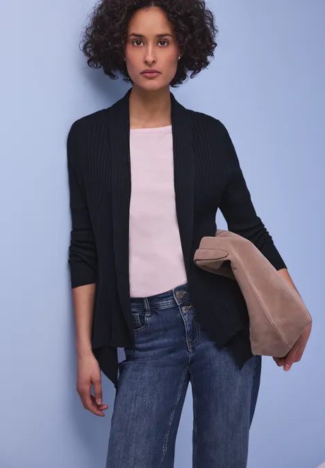 Cardigan Cutline shadowed navy