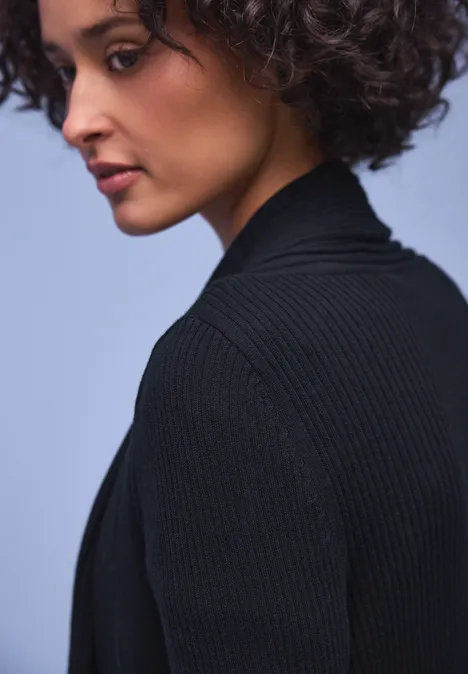 Cardigan Cutline shadowed navy