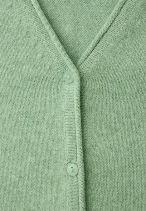 Kuscheliger V-Neck Cardigan pale mint green mel. Kuscheliger V-Neck Cardigan pale mint green mel.