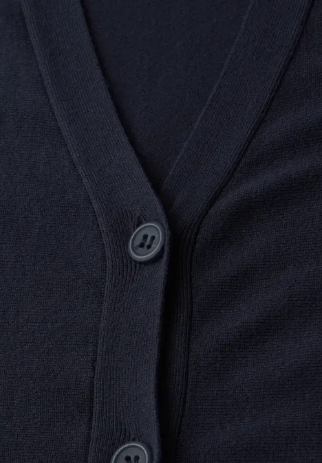 Effen vest shadowed navy