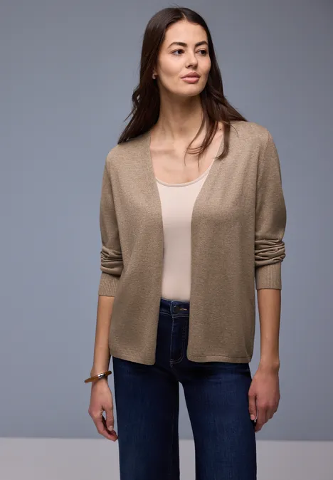 Effen vest light terra mocha mel.