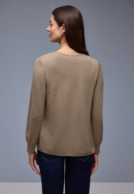 Effen vest light terra mocha mel.