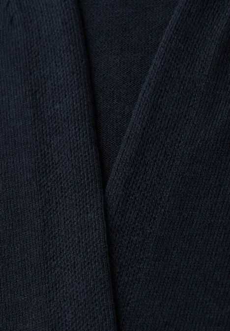 Cardigan en couleur unie shadowed navy
