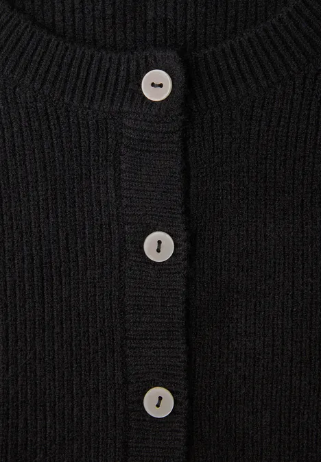 Kuschelige Weste Black