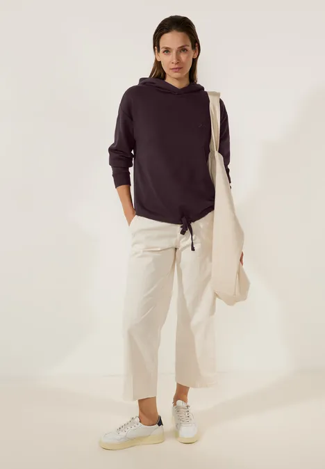 Sweat-shirt à capuche deep grape