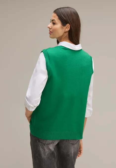 Feinstrick Pullunder fresh spring green Feinstrick Pullunder fresh spring green