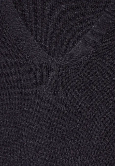 Basic Pullover deep tint blue