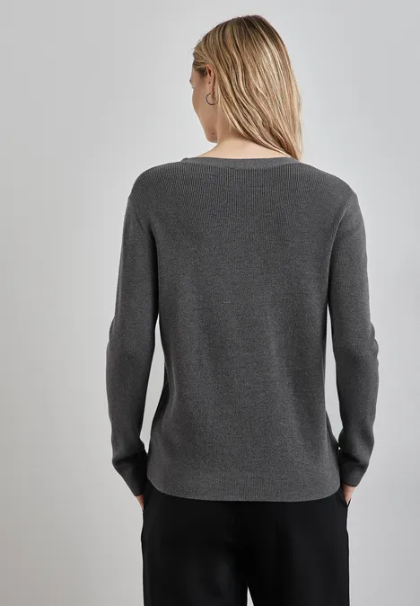 Basic Pullover gravel grey mel.