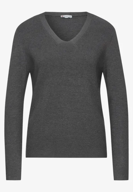 Basic Pullover gravel grey mel.