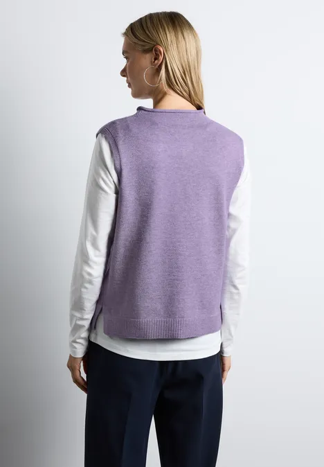 Pullunder light violet mel.
