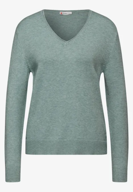 Kuscheliger Pullover temper mint mel.