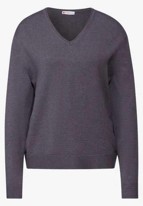Kuscheliger Pullover gravel grey mel.