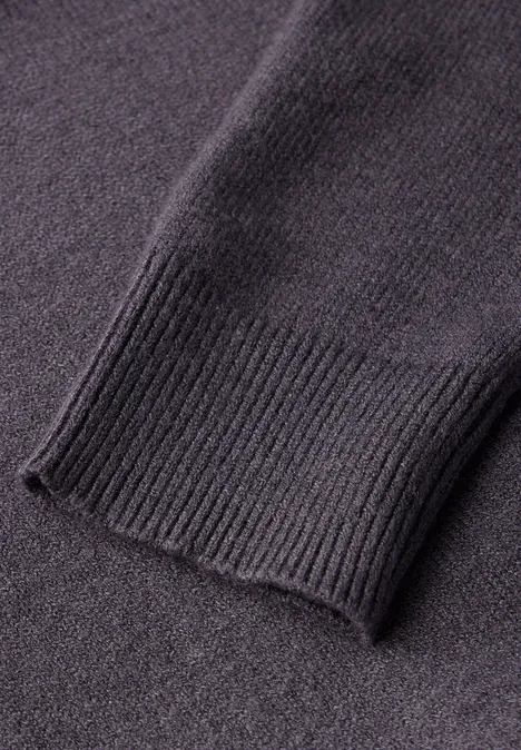 Kuscheliger Pullover gravel grey mel.