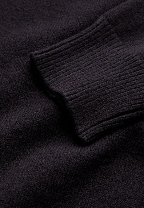 Melange-Look Pullover deep tint blue