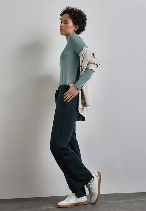 Pullover steelwood blue melange