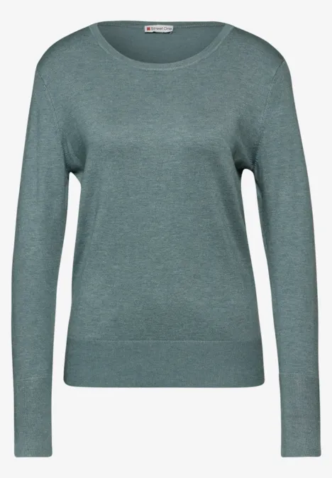 Pullover steelwood blue melange